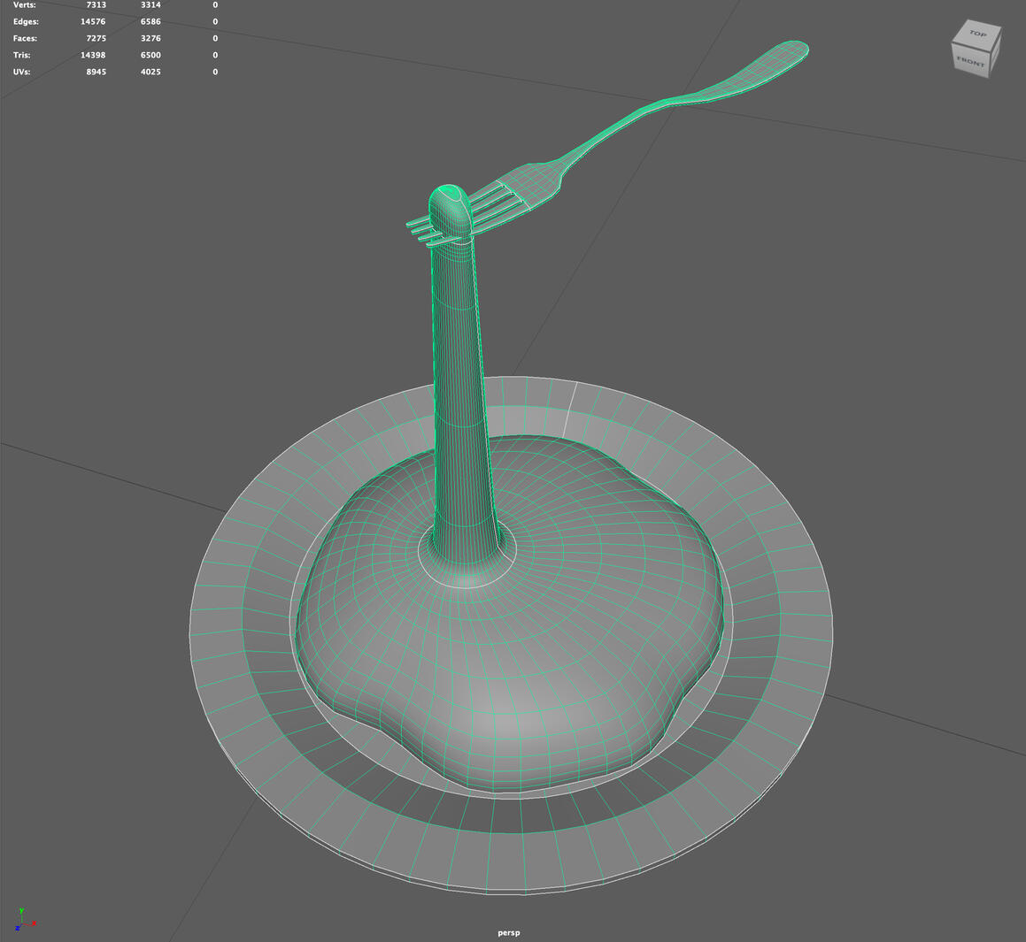 Audience table wireframe