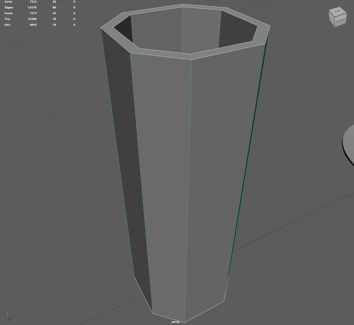 Vase wireframe