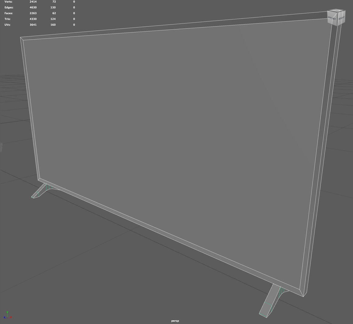 TV wireframe