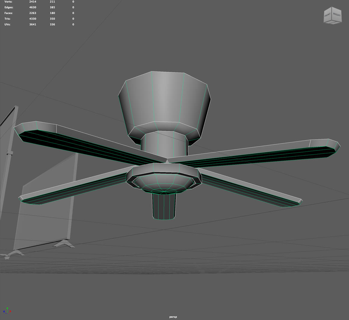 Ceiling fan table