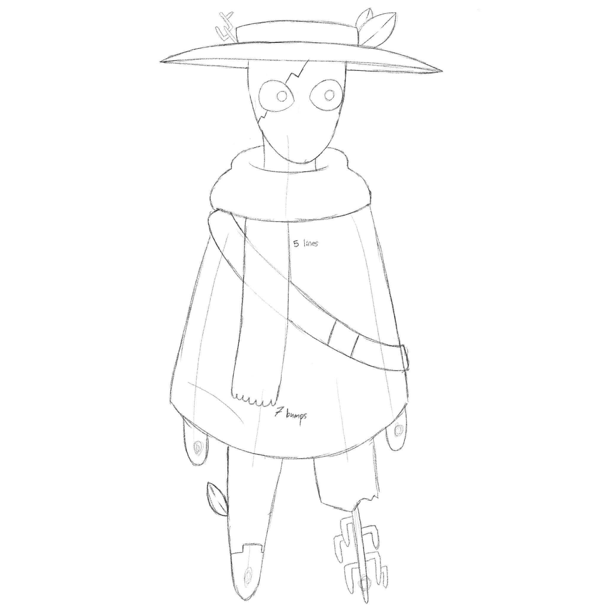 Walking animation sketch