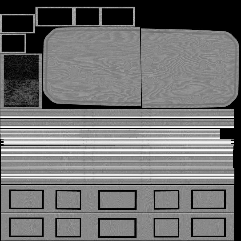 Lawyer bench roughness map