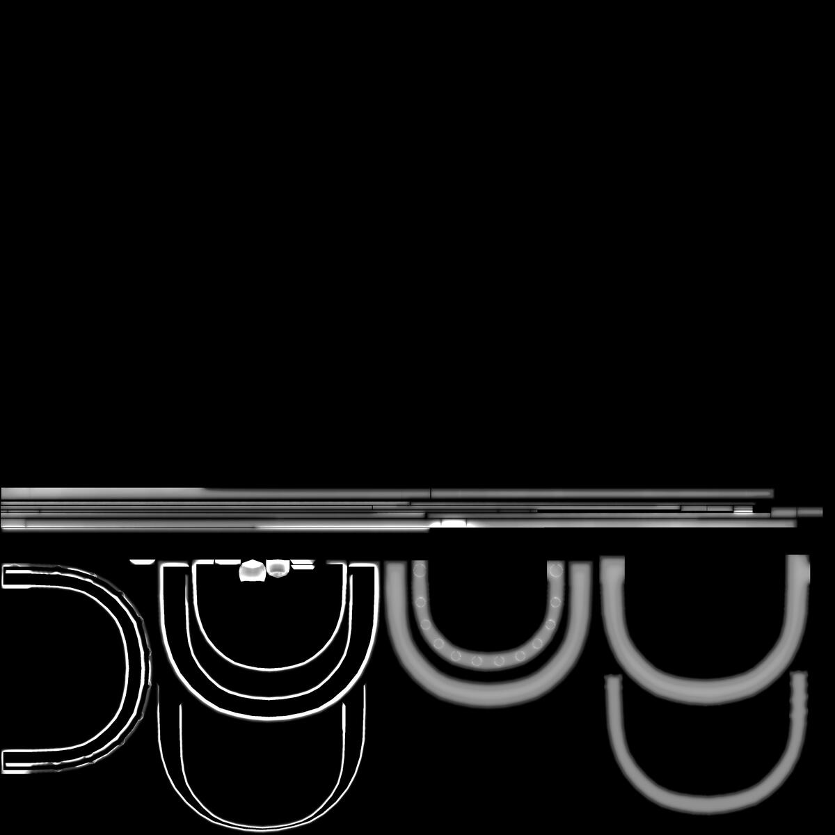 Witness stand metallic map