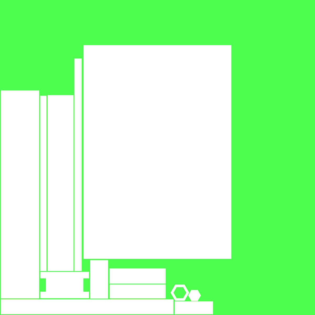 Tall fence (small) metallic map