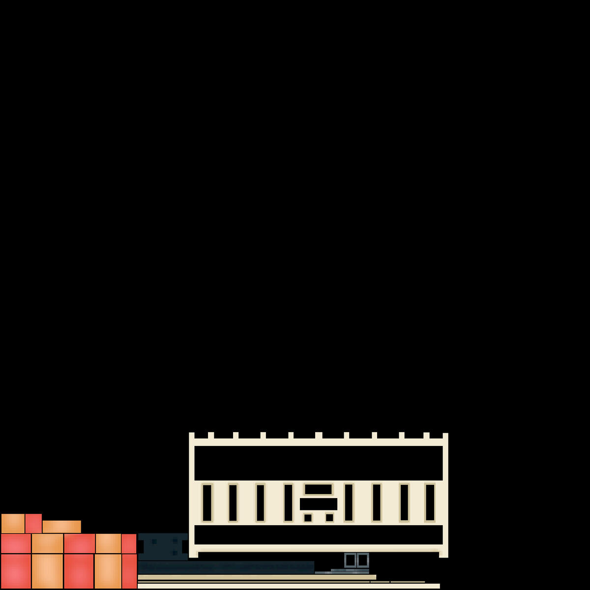 Construction fence albedo/basecolor map