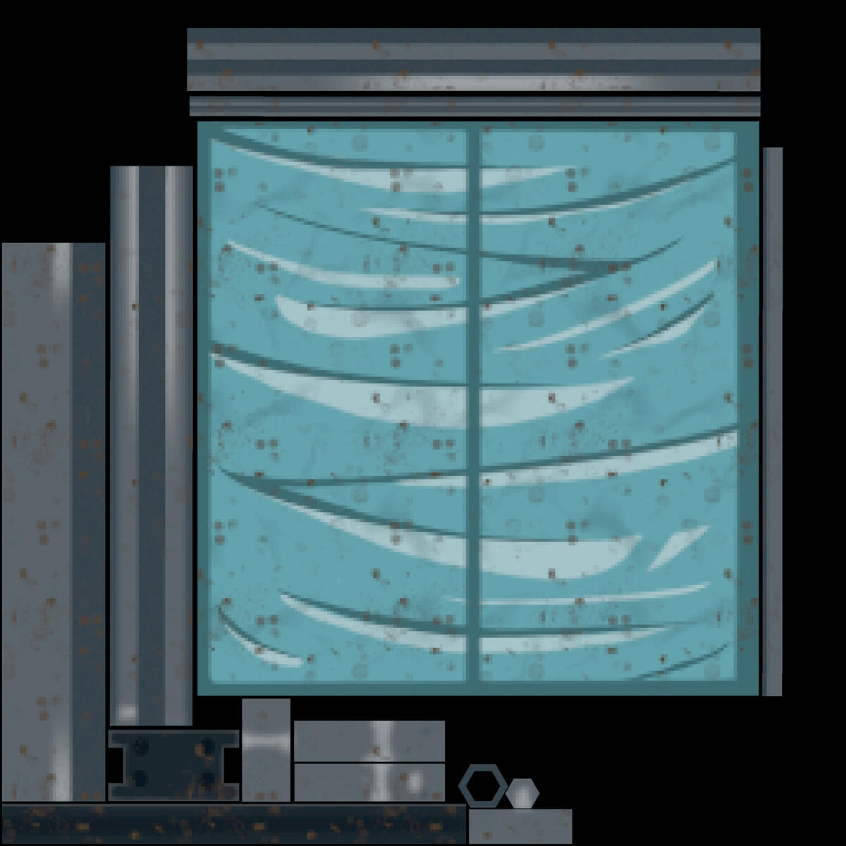 Tall fence (big) albedo/basecolor map