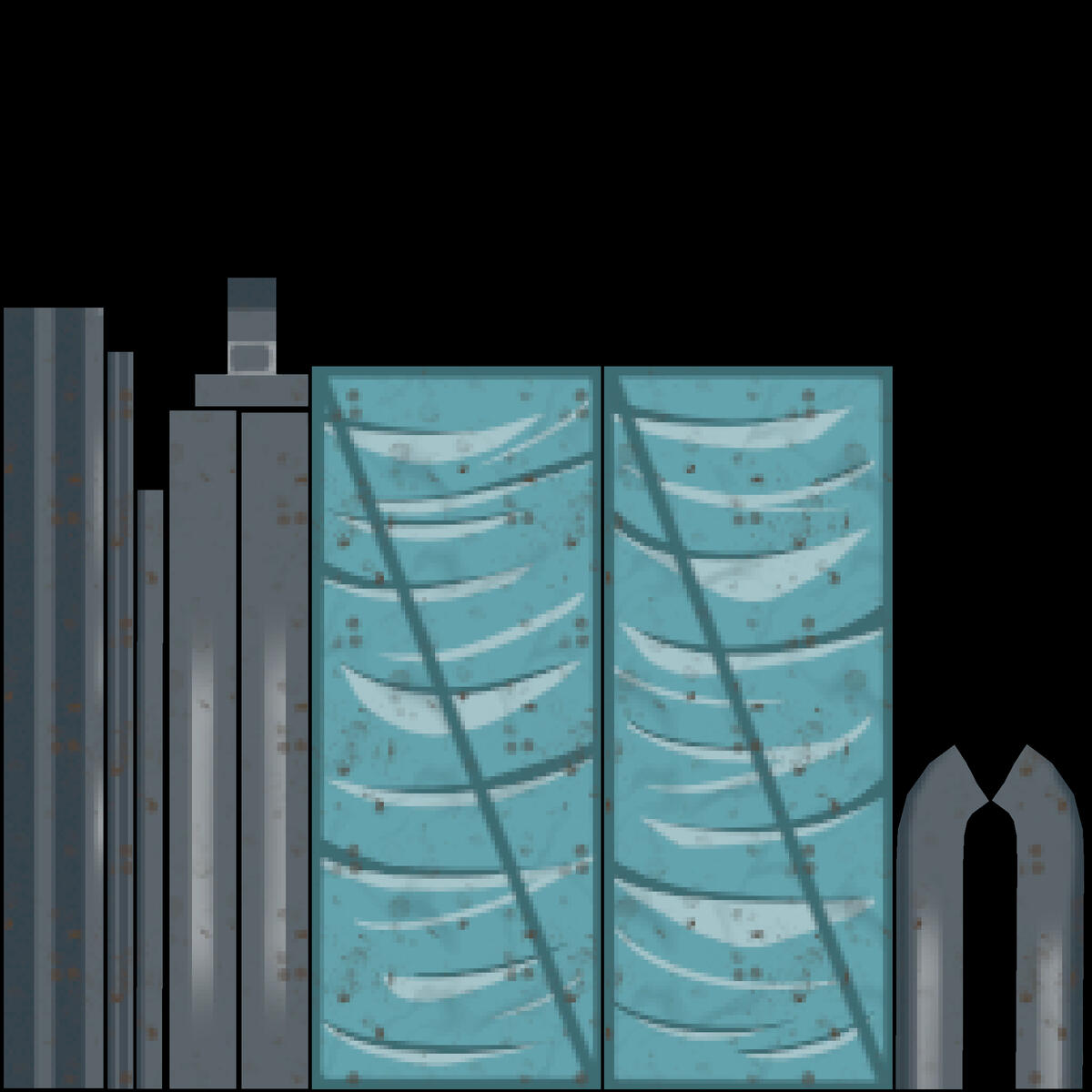 Gate albedo/basecolor map